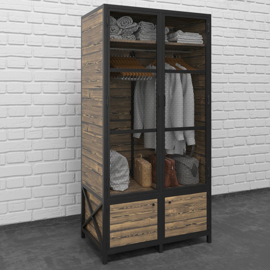 Шкаф лофт металл