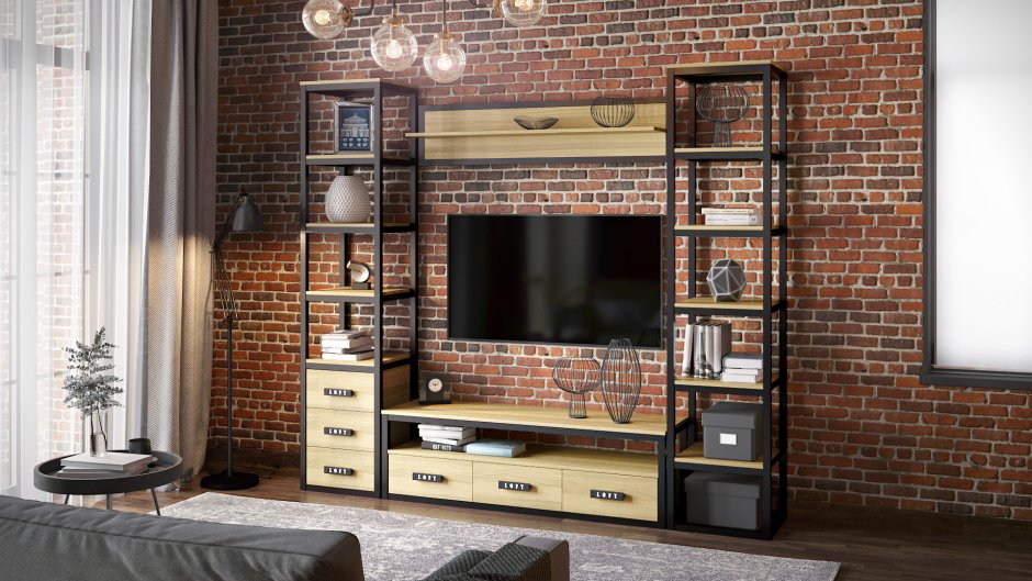 Стенка Loft (лофт) BRW