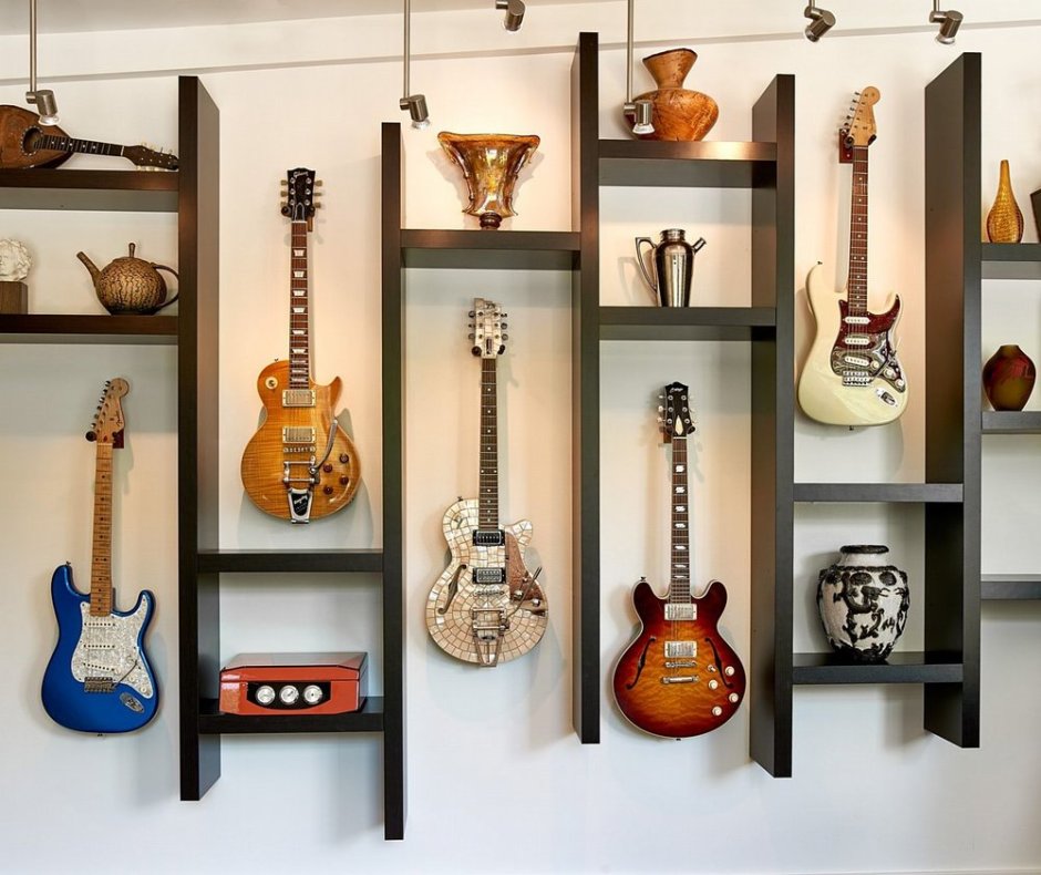 Гитара в интерьере