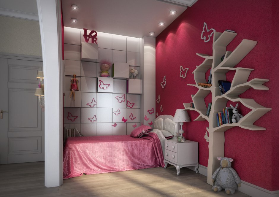 Идеи для детской комнаты девочке