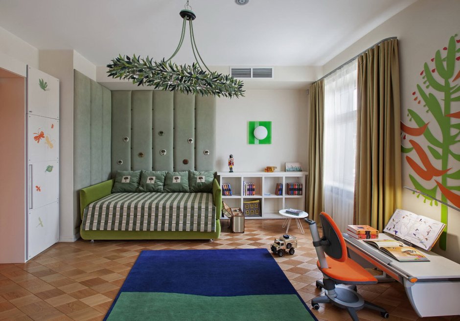 Современный детский интерьер комнаты