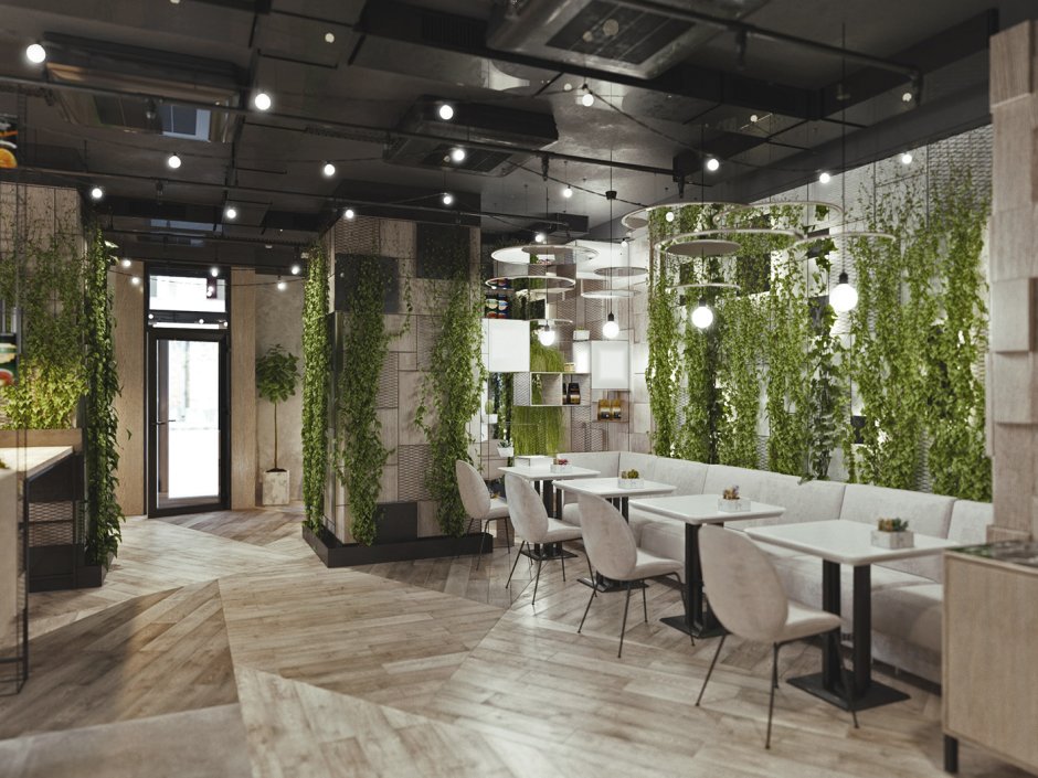 Кафе эко стиль интерьер кафе экостиль