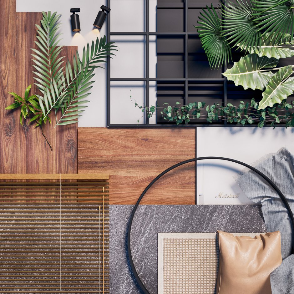 Экостиль в дизайне интерьера кафе