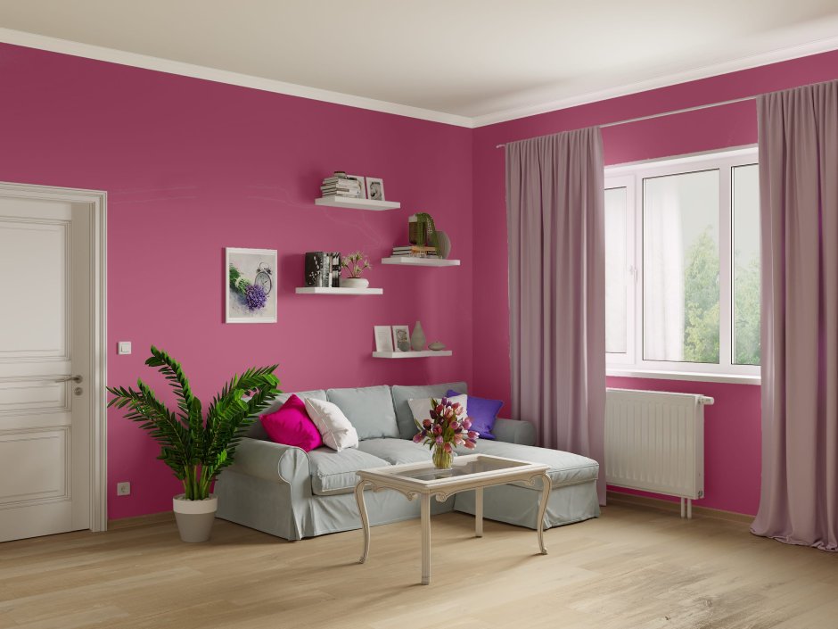 Краска для стен в квартире