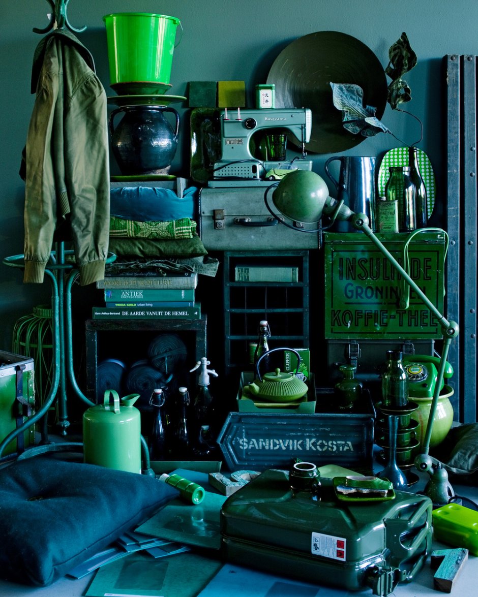 Зелёная комната Эстетика