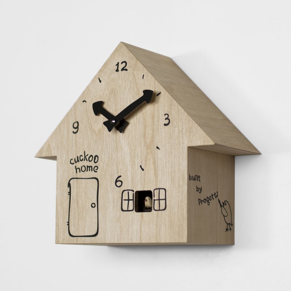 Часы с кукушкой из фанеры