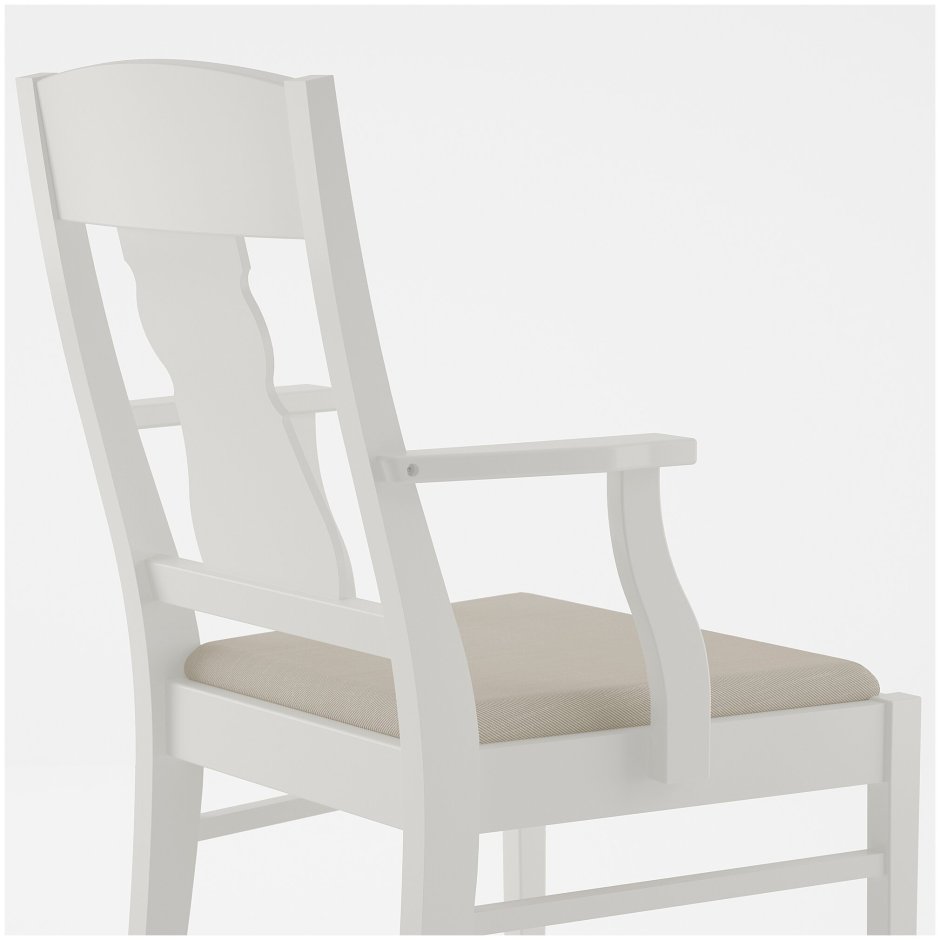 Стул икеа белый деревянный