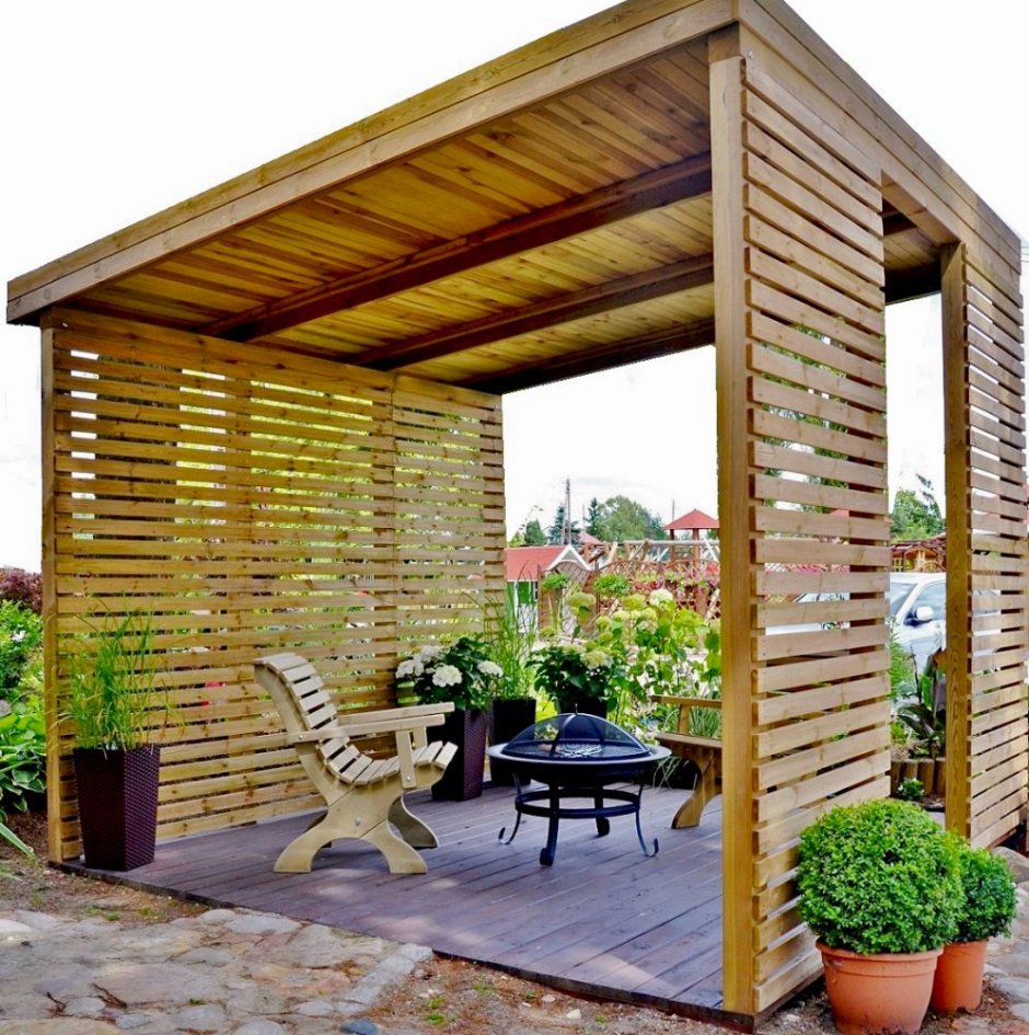 Пергола деревянная