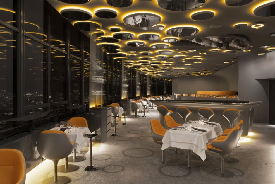 Холл ресторана интерьер