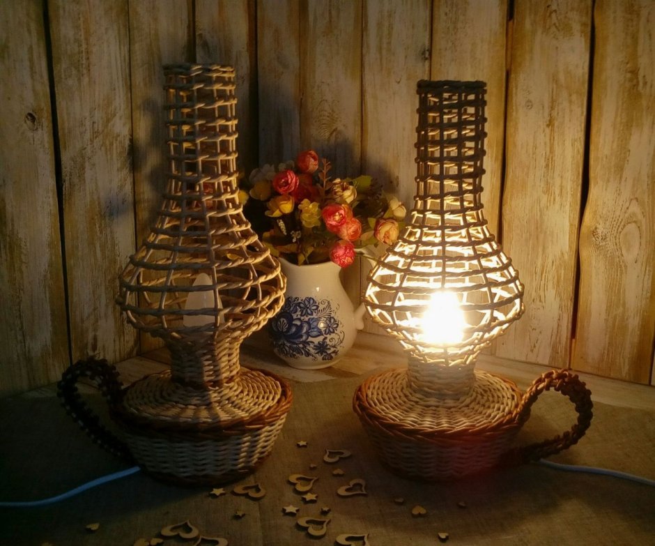 Как преобразить декоративный фонарь