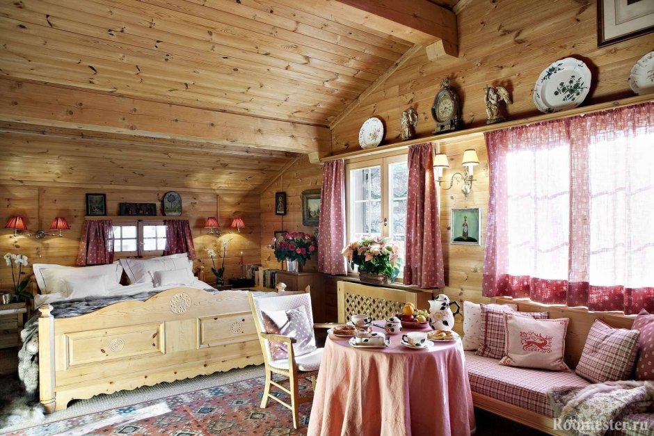 Комната в уютном деревенском стиле