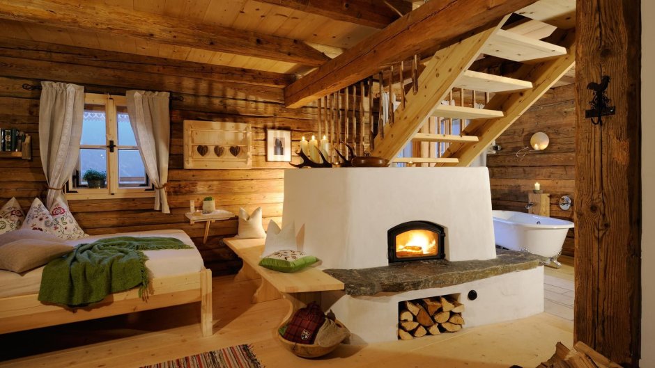 Интерьер русской избы