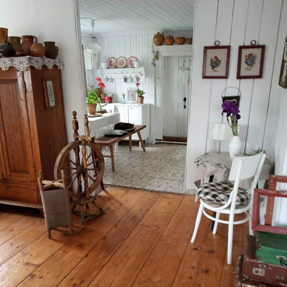 Кухня в деревенском доме