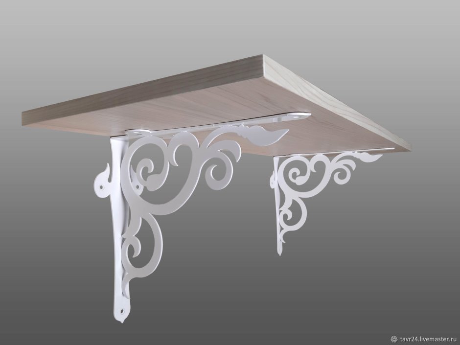 Кронштейн декоративный для полки «Афос 180» античная бронза