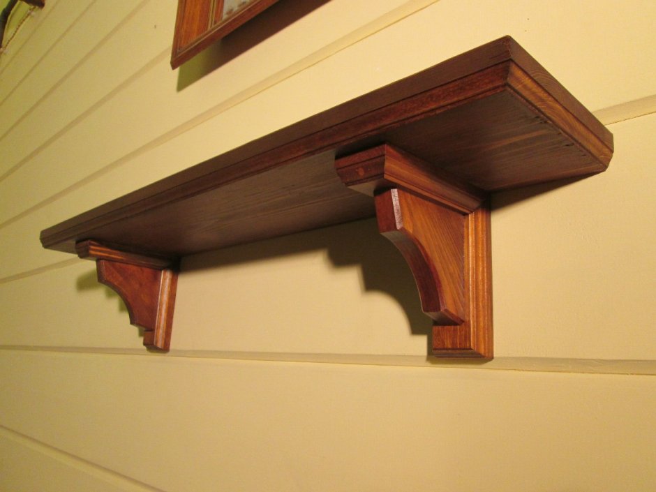 Деревянные уголки для полок
