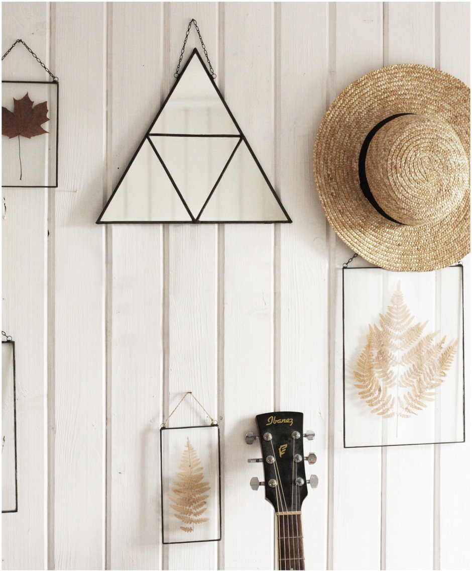 Треугольные элементы в интерьере