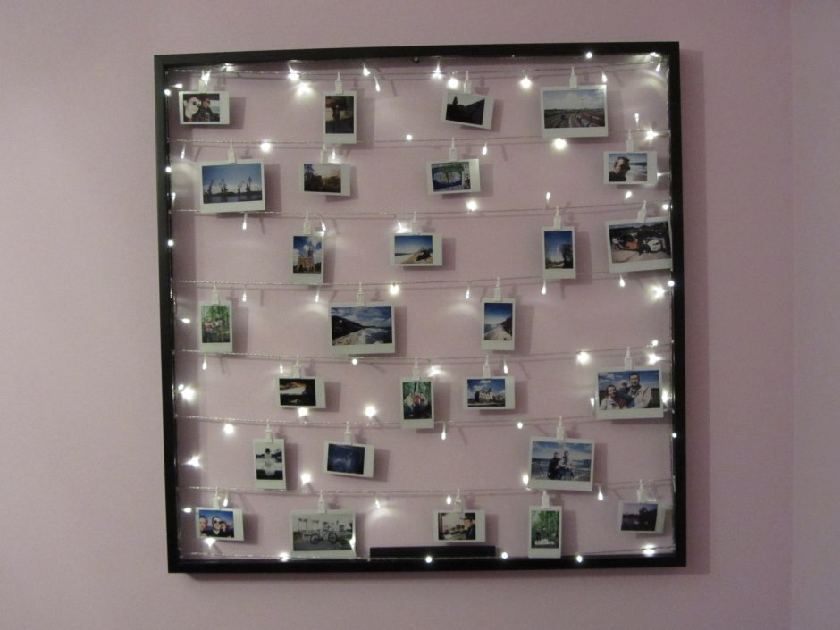 Рамка на стену с подсветкой