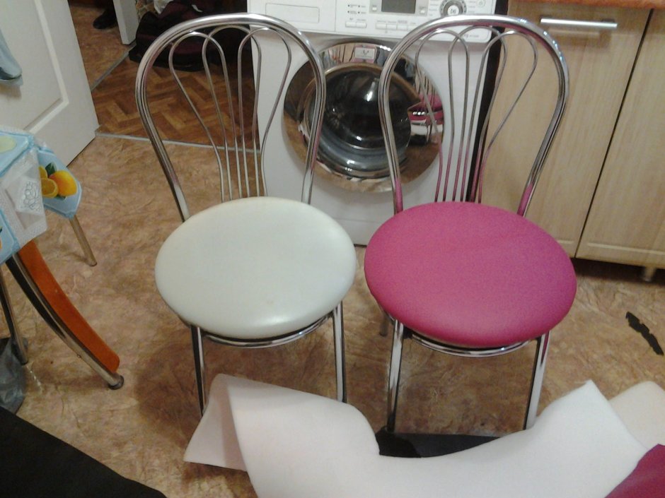 Обтяжка металлических стульев