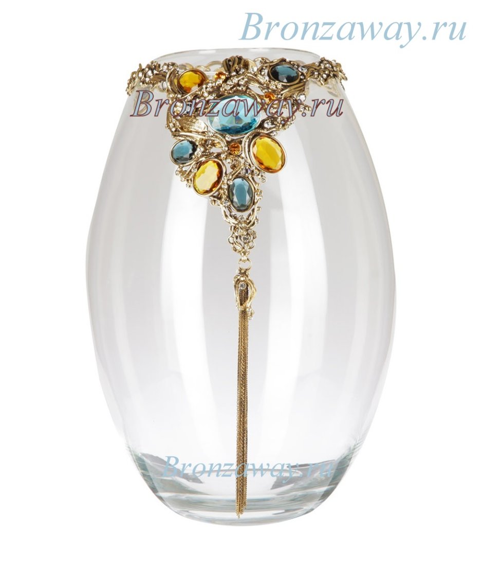 Ваза со стразами