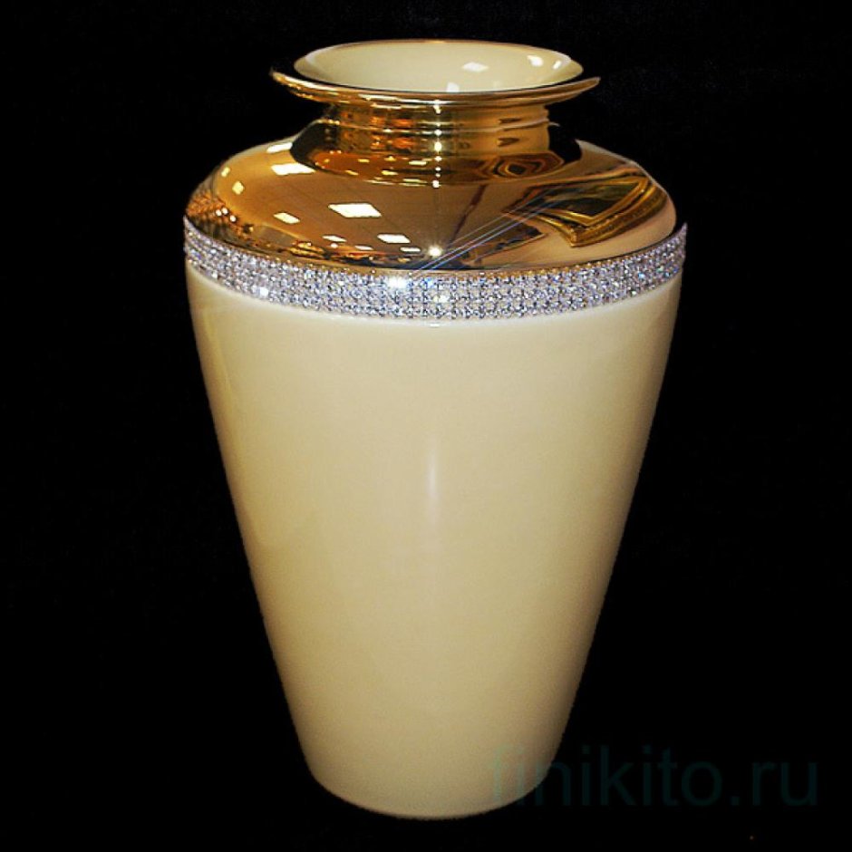 Напольные вазы со стразами