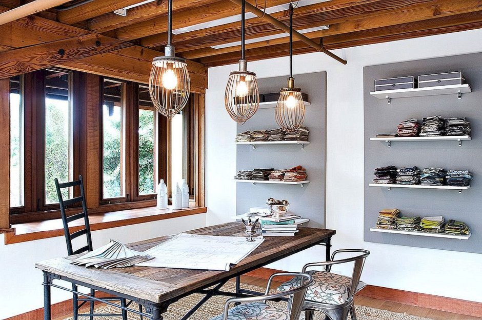 Фальшбалки лофт стиль