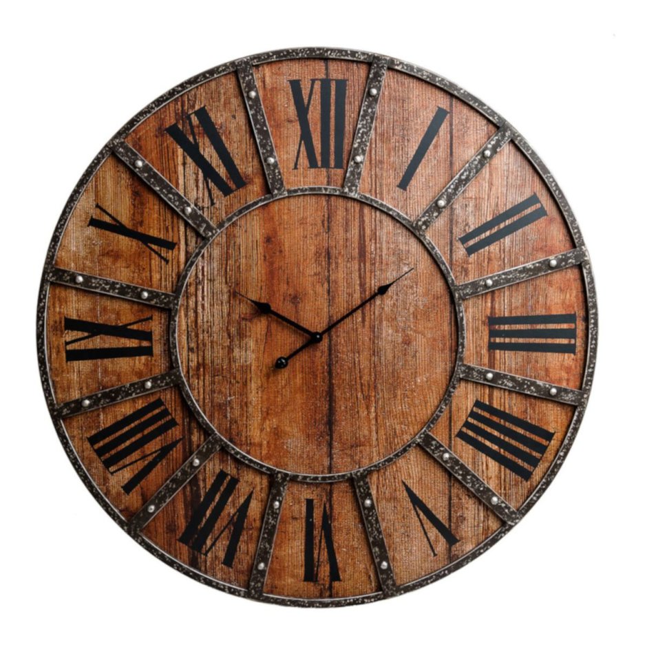 Часы настенные в деревенском стиле