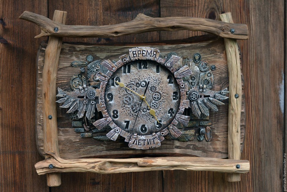 Настенные часы своими руками