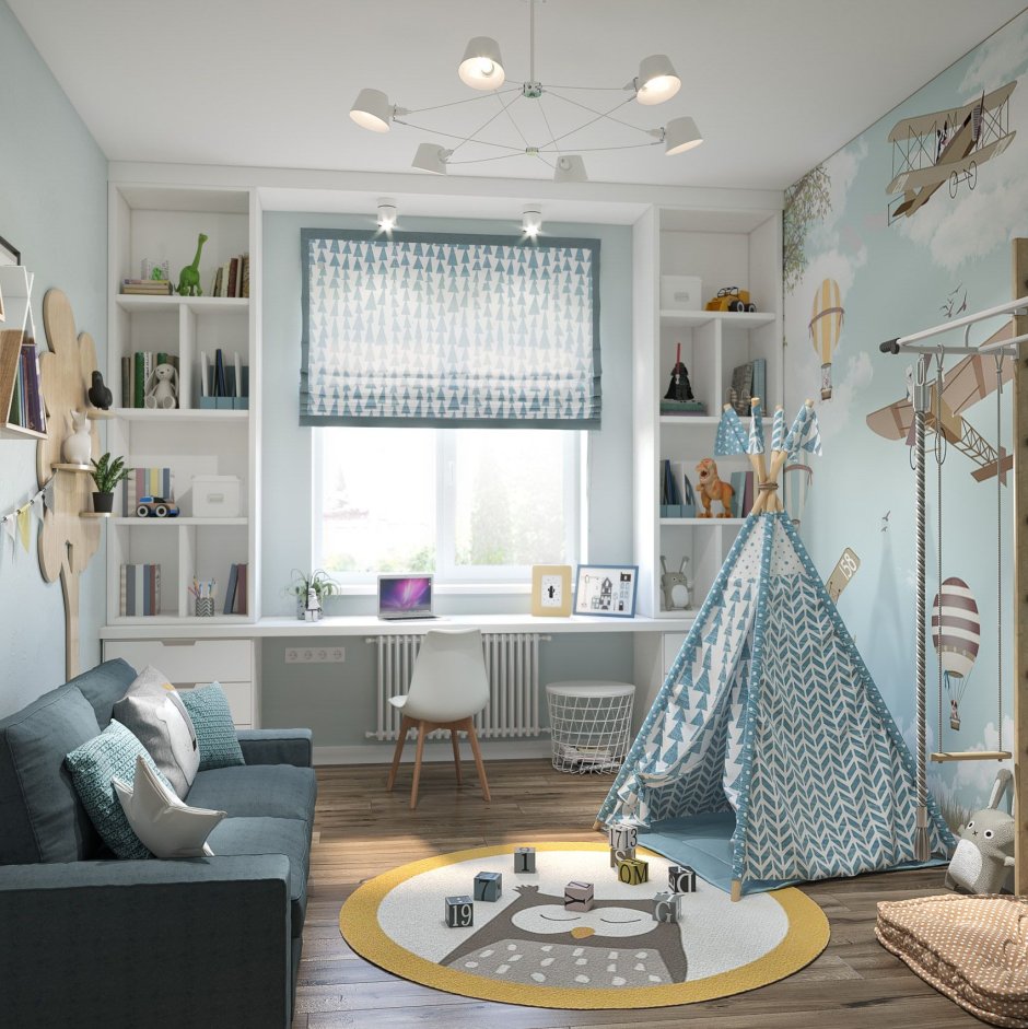 Современная комната школьника