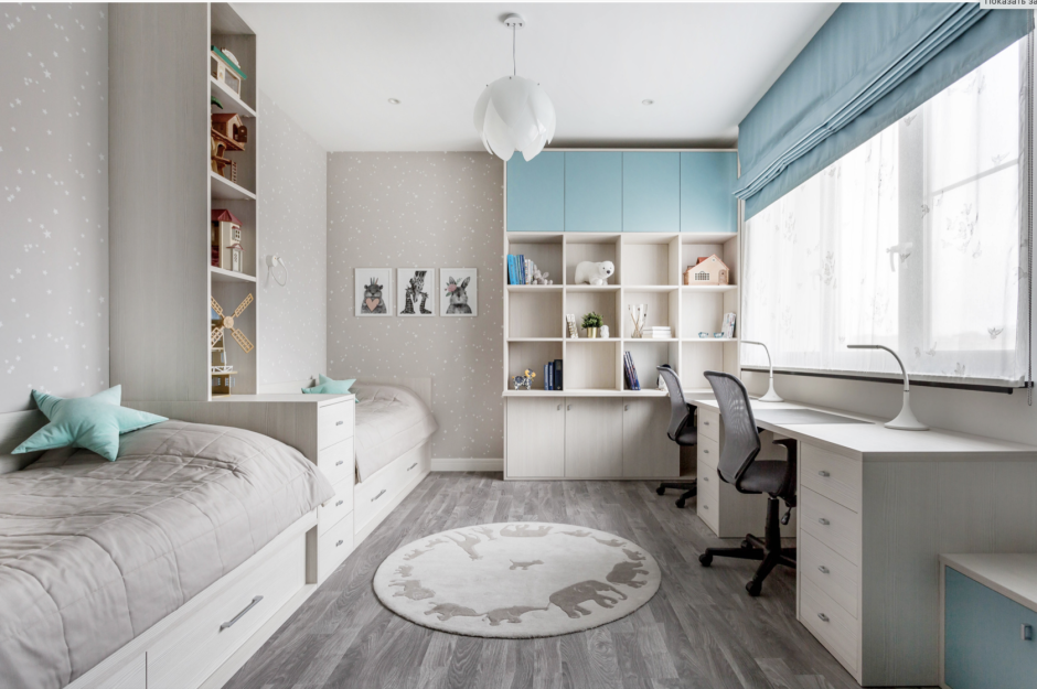 Комната 15 кв м для двоих детей разнополых подростков