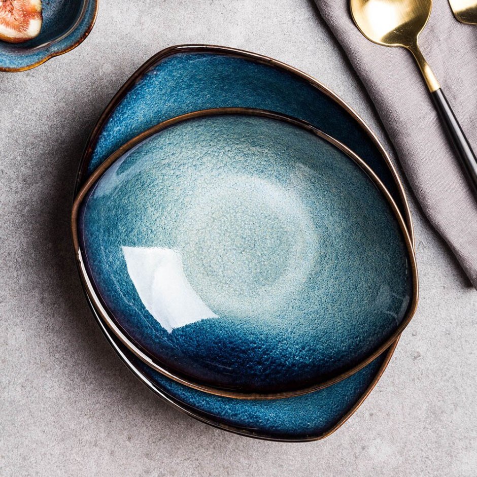 Тарелка homeclub Blue керамика