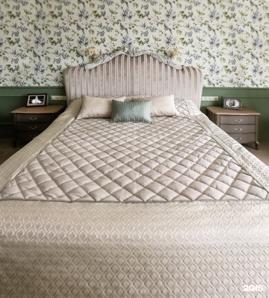 Покрывало голубой бархат