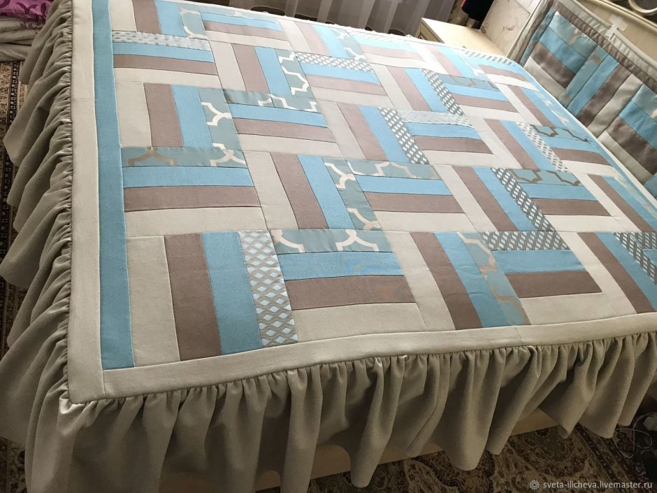 Покрывало с рюшами и оборками