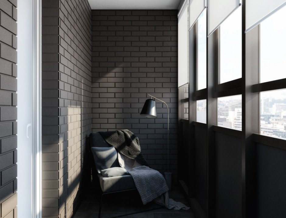 Интерьер балкона