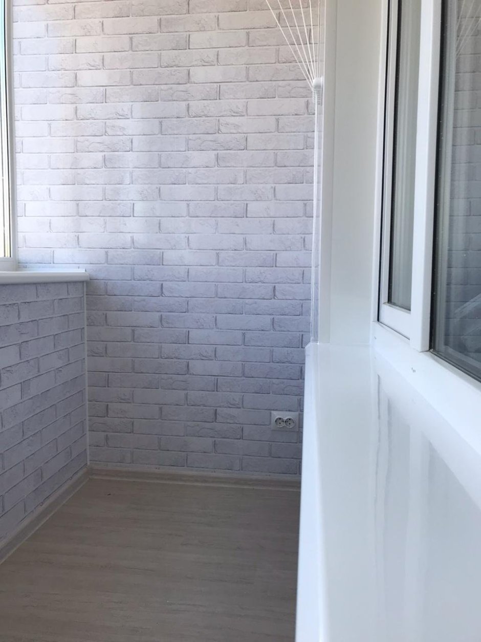 Фасадные панели на лоджии