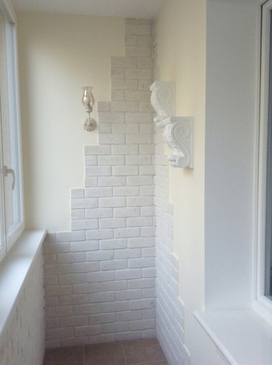 Отделка балкона плиткой