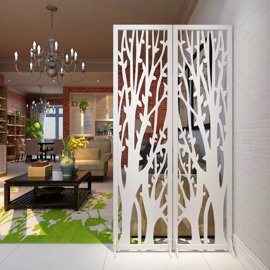 Перегородки ширмы для зонирования пространства