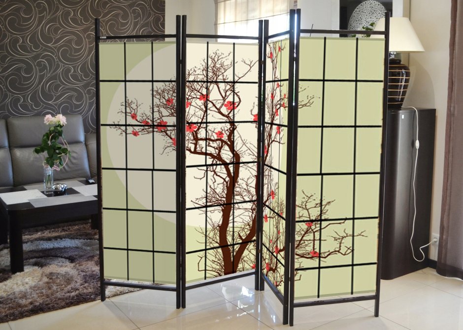 Японская ширма бёбу