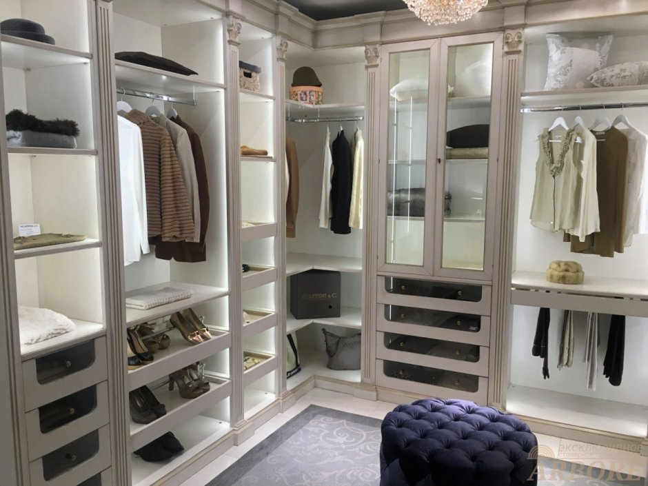 Гардеробная аристо п образная