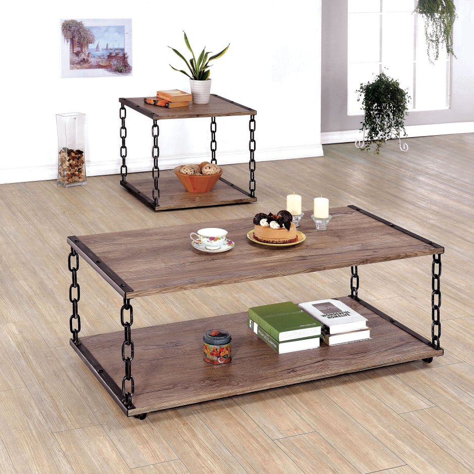 Стол журнальный лофт