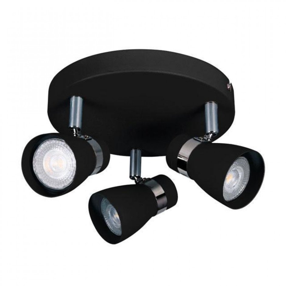 Спот потолочный черный Канлюкс