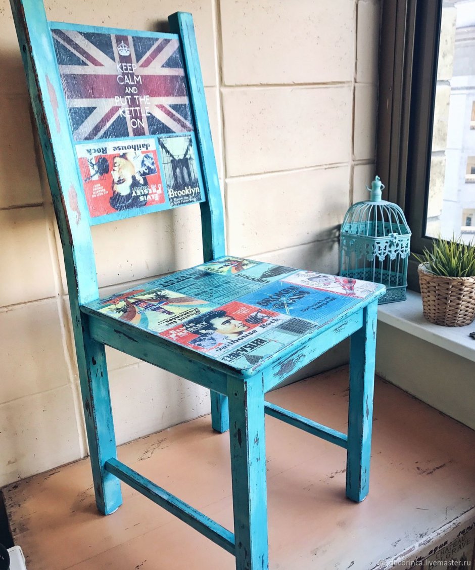 Деревянный стул трон