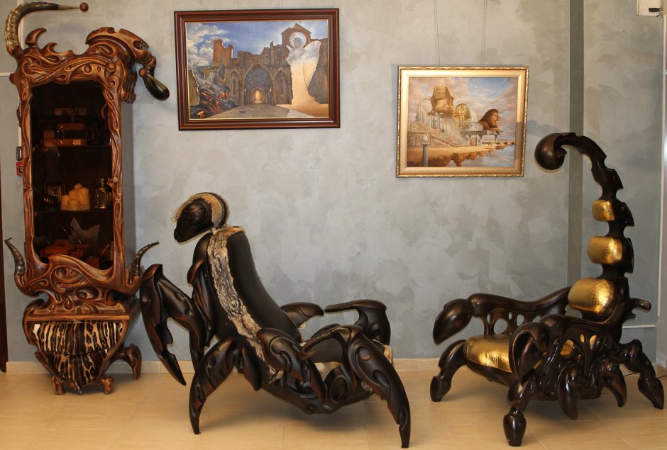 Изделия из комеля дерева