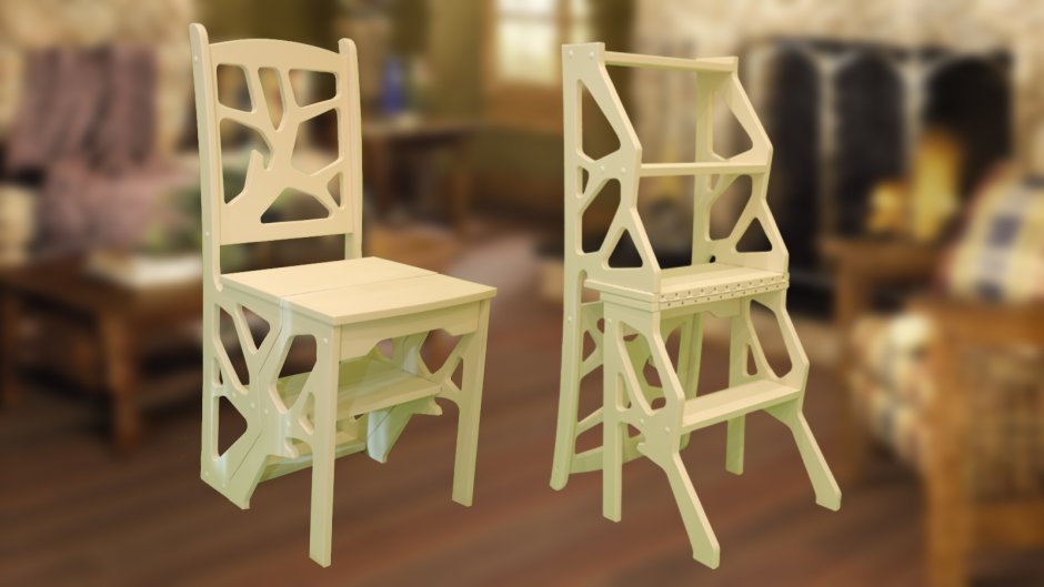 Декупаж табуретки