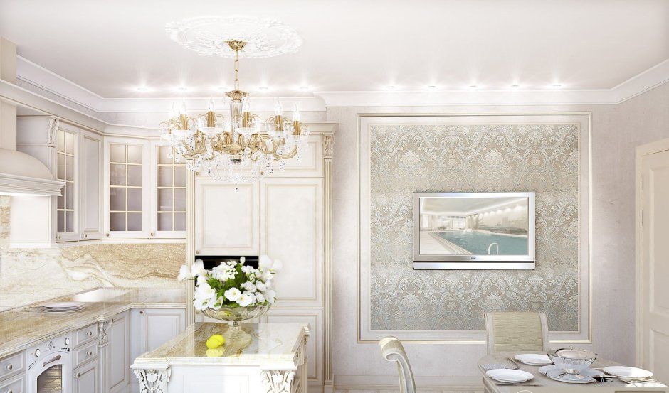 Декор обеденной зоны на кухне