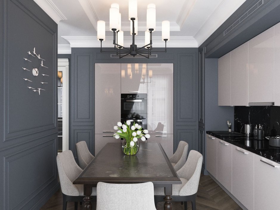 Декор обеденной зоны на кухне
