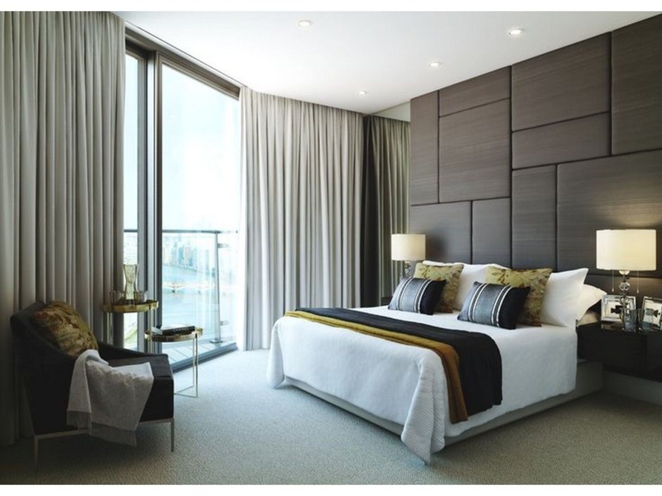 Современный дизайн спальни 2019