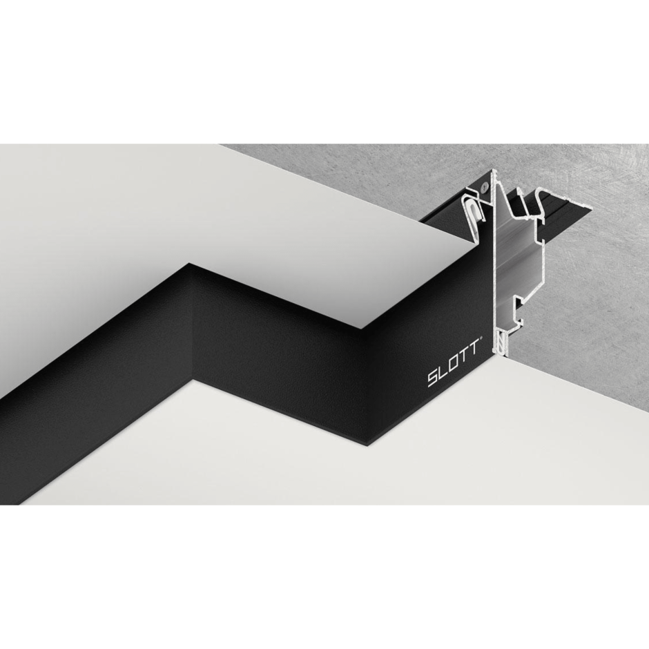 Профиль Slott 80 черный 2м