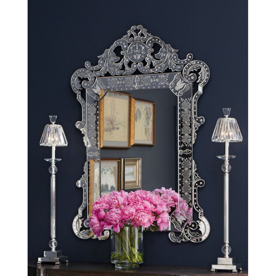 Зеркало в стиле шебби Шик