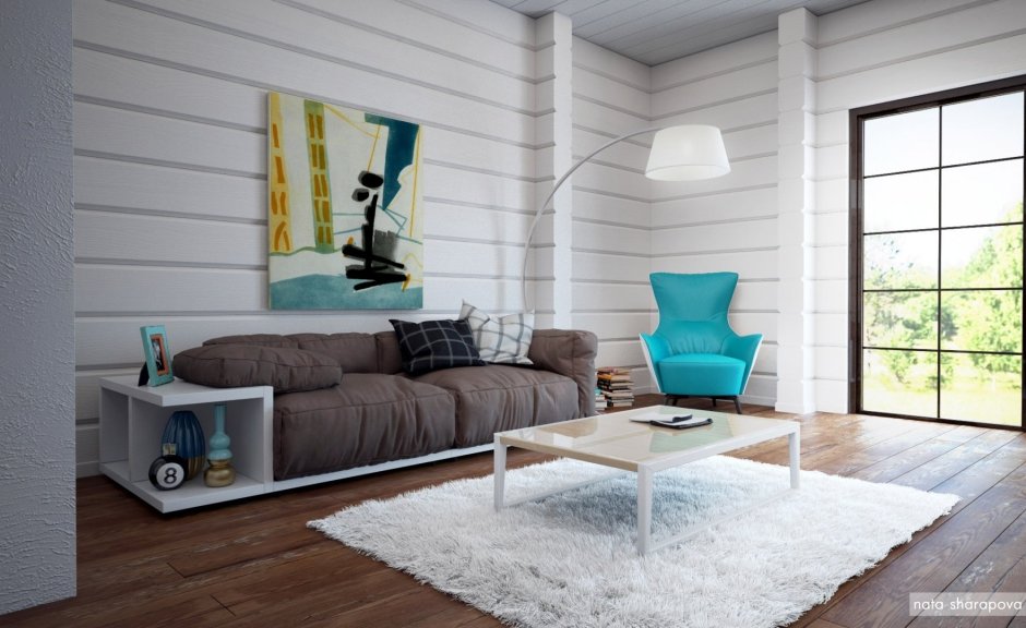 Tikkurila зеленый имитация бруса