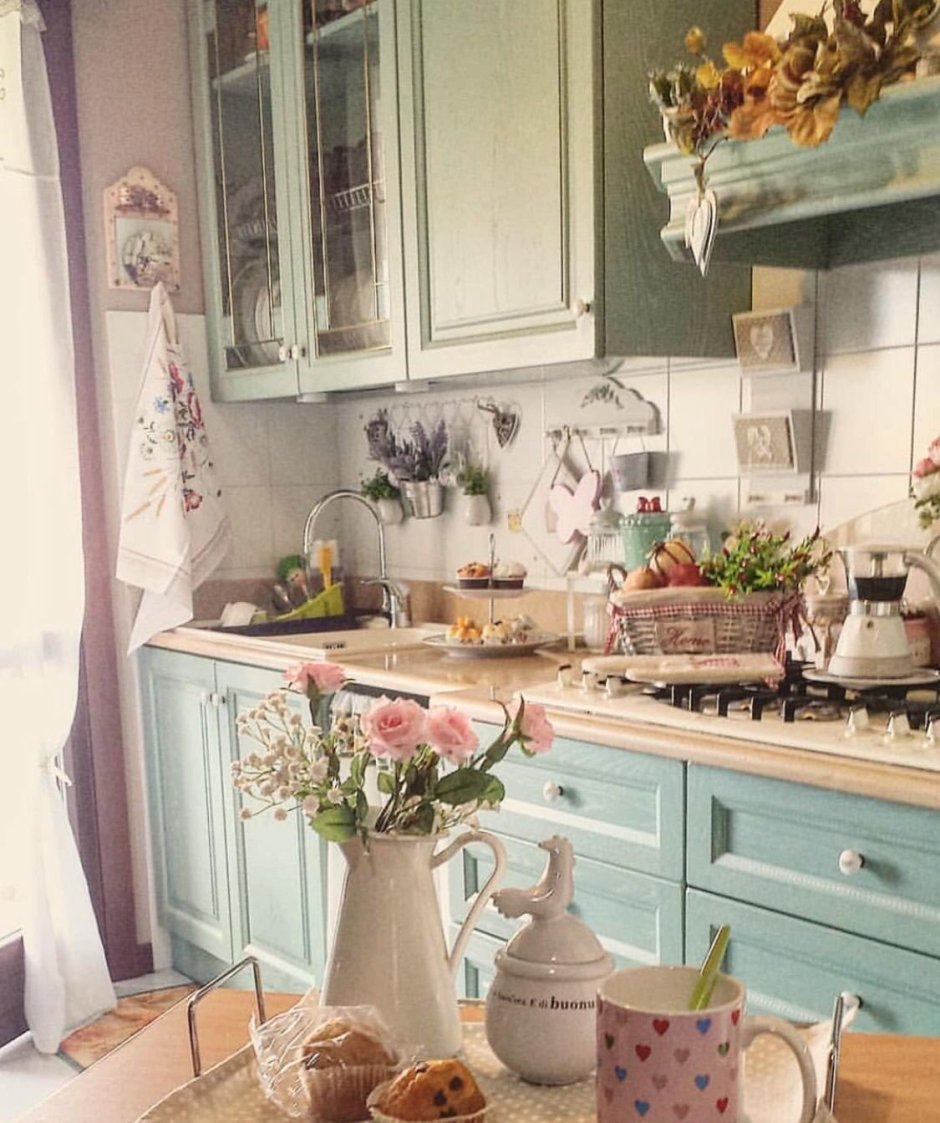 Кухня в стиле Прованс 9м2